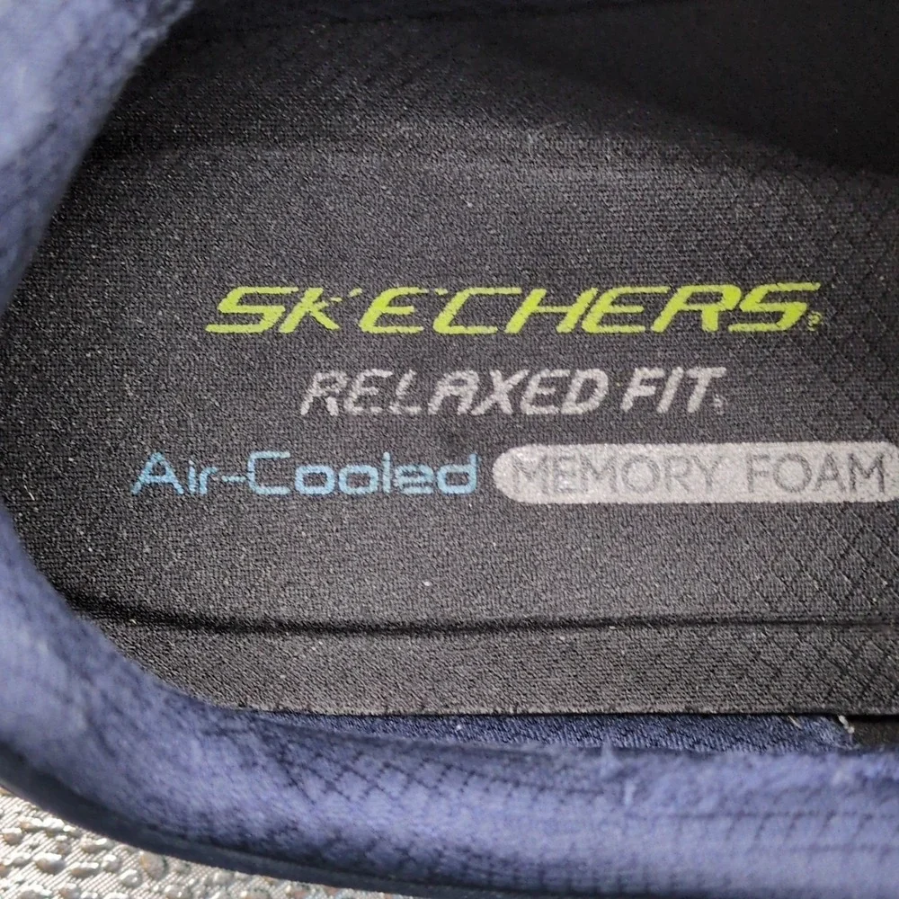 Skechers Shoes Mens EQ4 Blue 13 Training Sneakers Relaxed Fit Memory Foam 232023